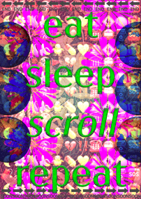 tilly hawkins - eat sleep scroll repeat - Tilly Hawkins Artist